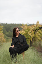 Load image into Gallery viewer, Black Linen Pants