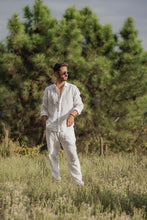 Load image into Gallery viewer, White Linen Pants