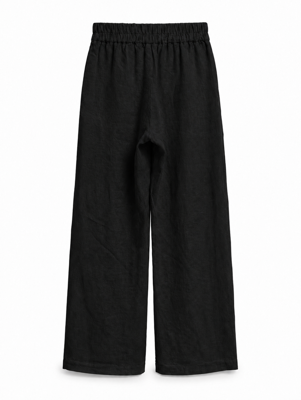 Cannes Wide-Leg Trousers - Black