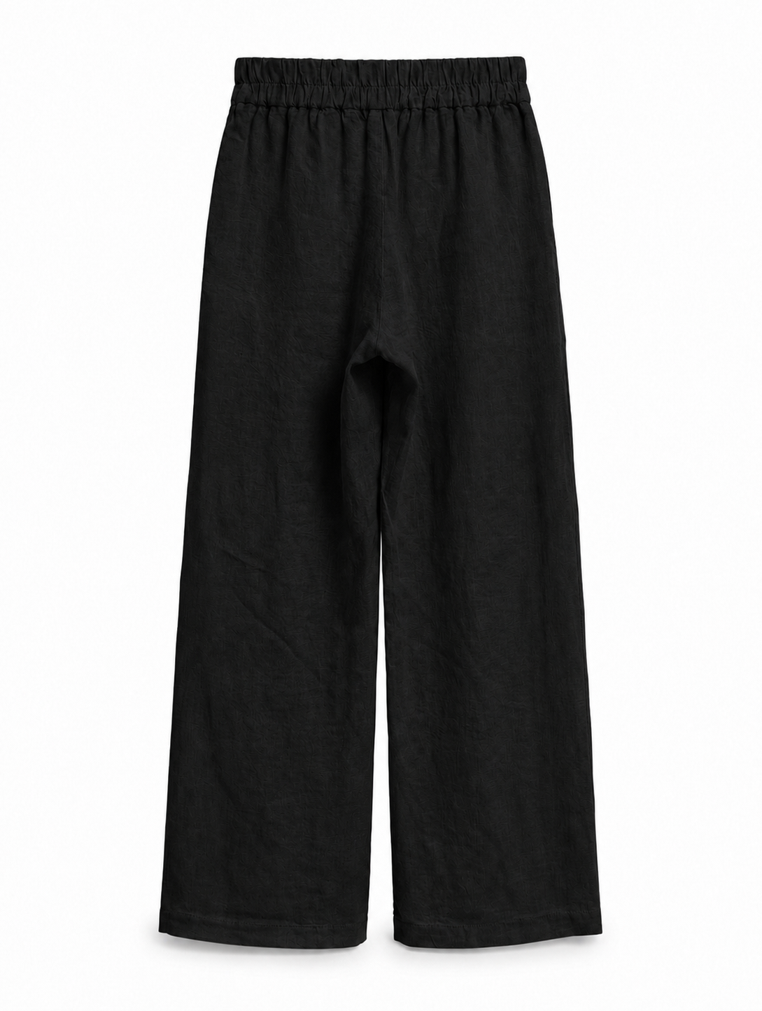 Cannes Wide-Leg Trousers - Black