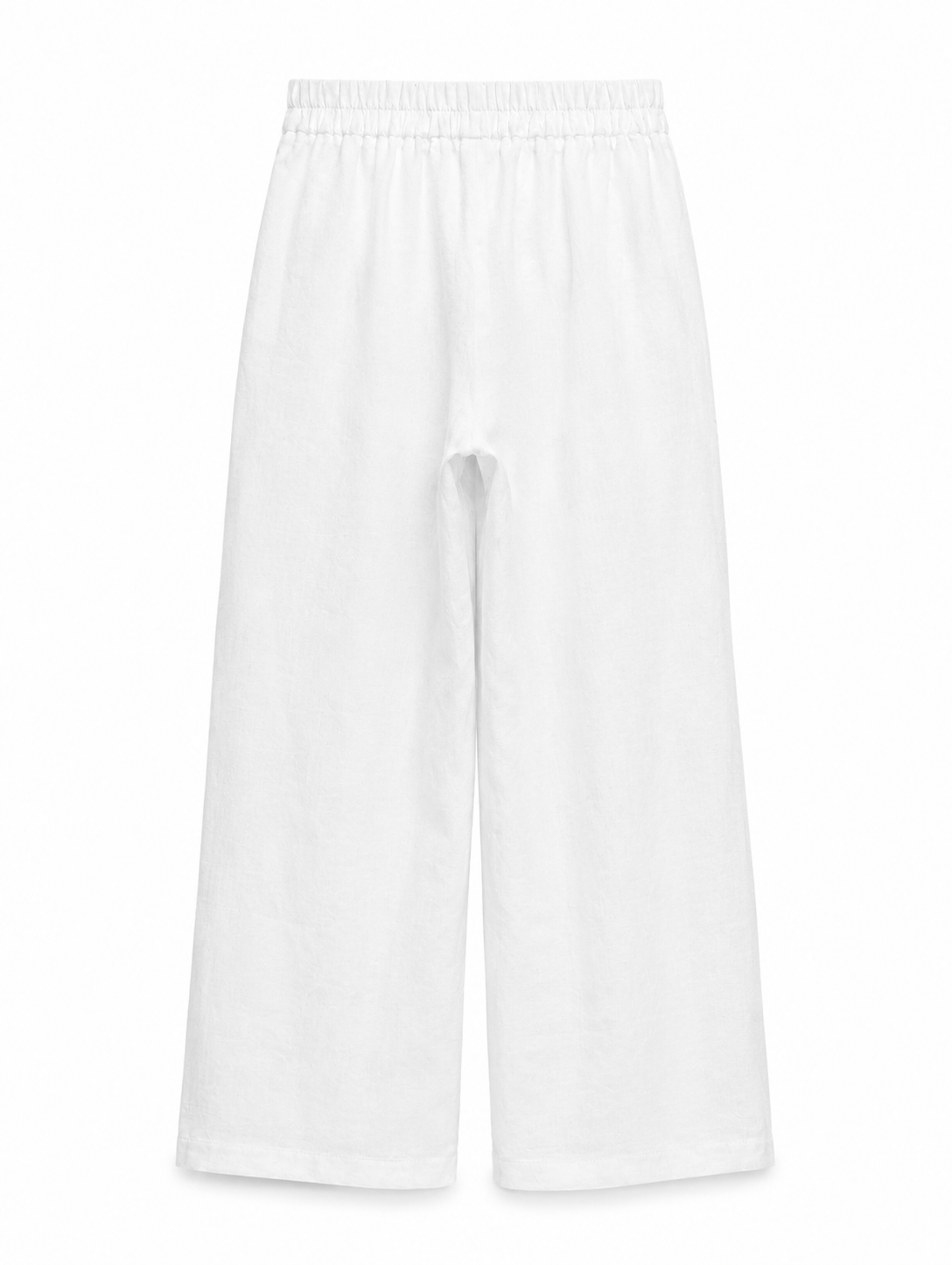 Cannes Wide-Leg Trousers - White