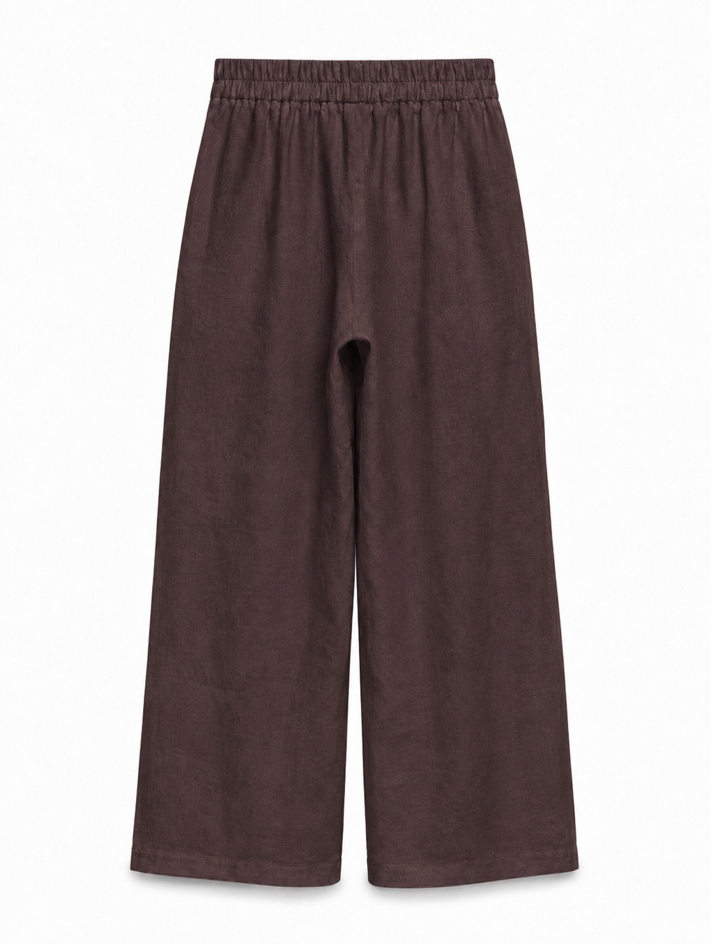 Cannes Wide-Leg Trousers - Brown