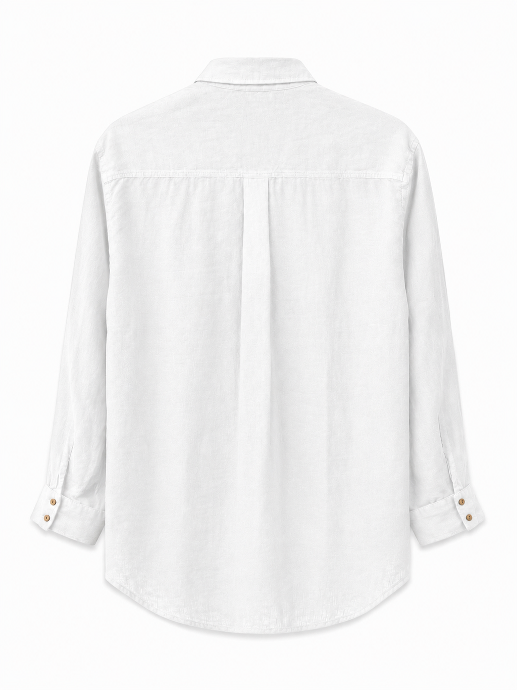 Oversized Linen Shirt - White