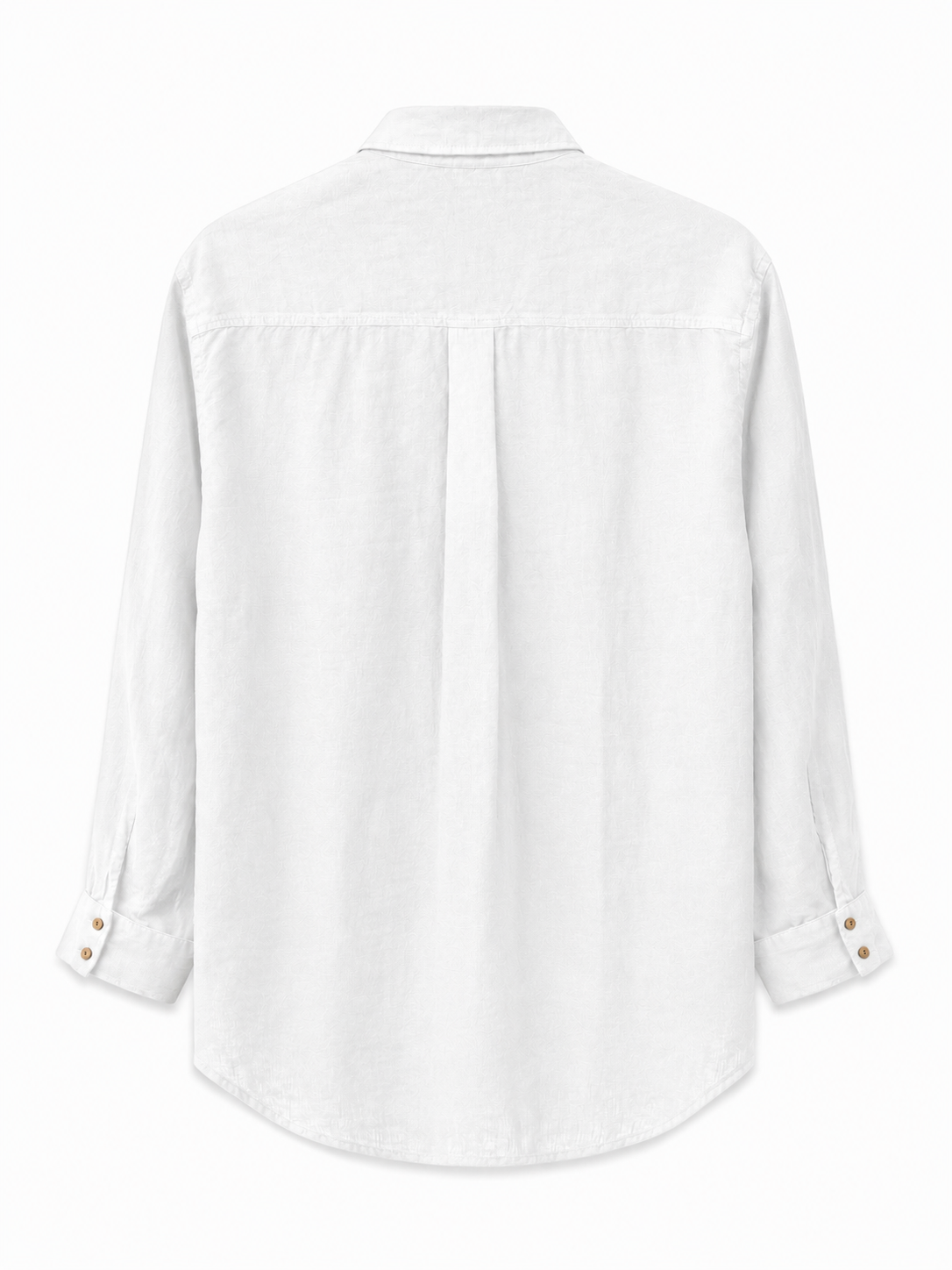 Oversized Linen Shirt - White