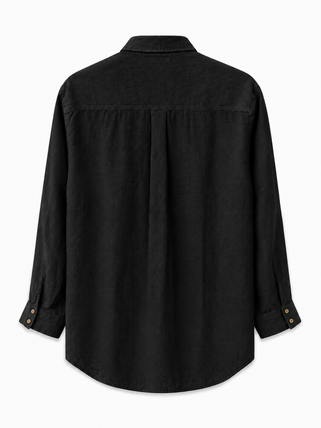 Oversized Linen Shirt - Black