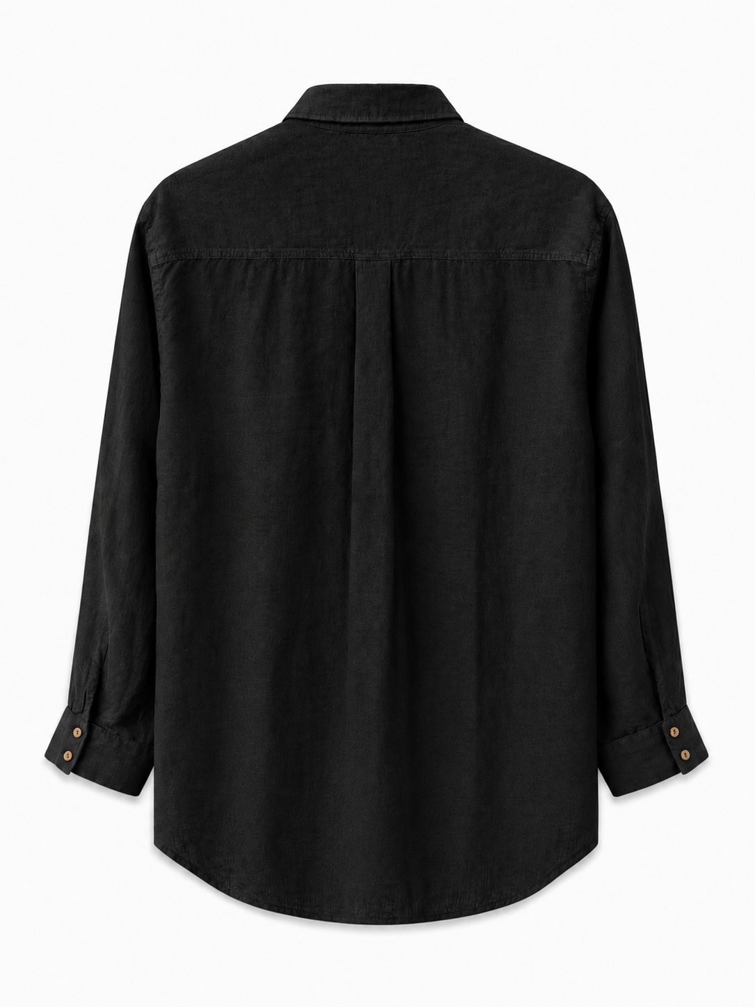 Oversized Linen Shirt - Black