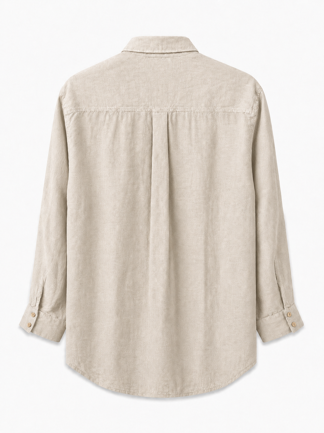 Oversized Linen Shirt - Beige