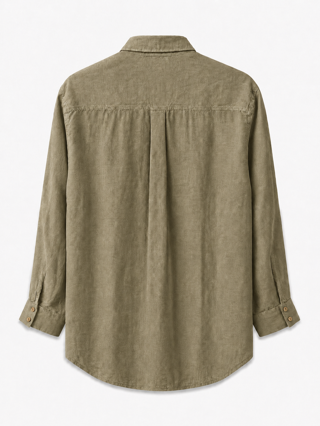 Oversized Linen Shirt - Khaki