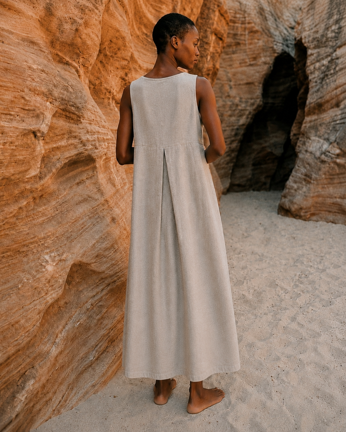 Portofino Maxi Dress - Beige