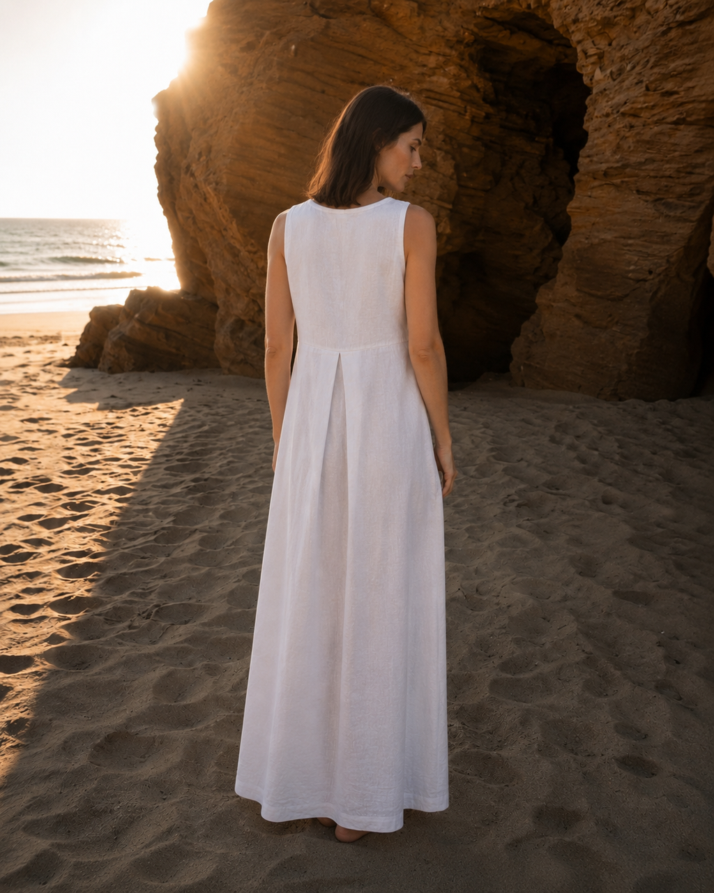 Portofino Maxi Dress — White