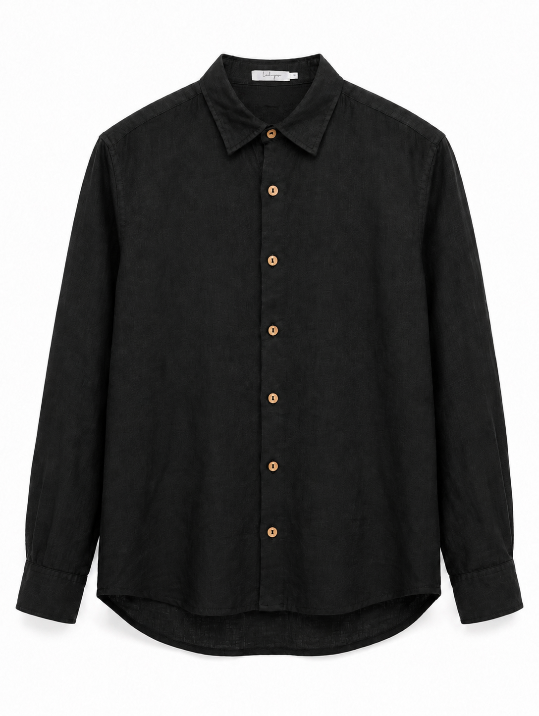 Linen Shirt — Black