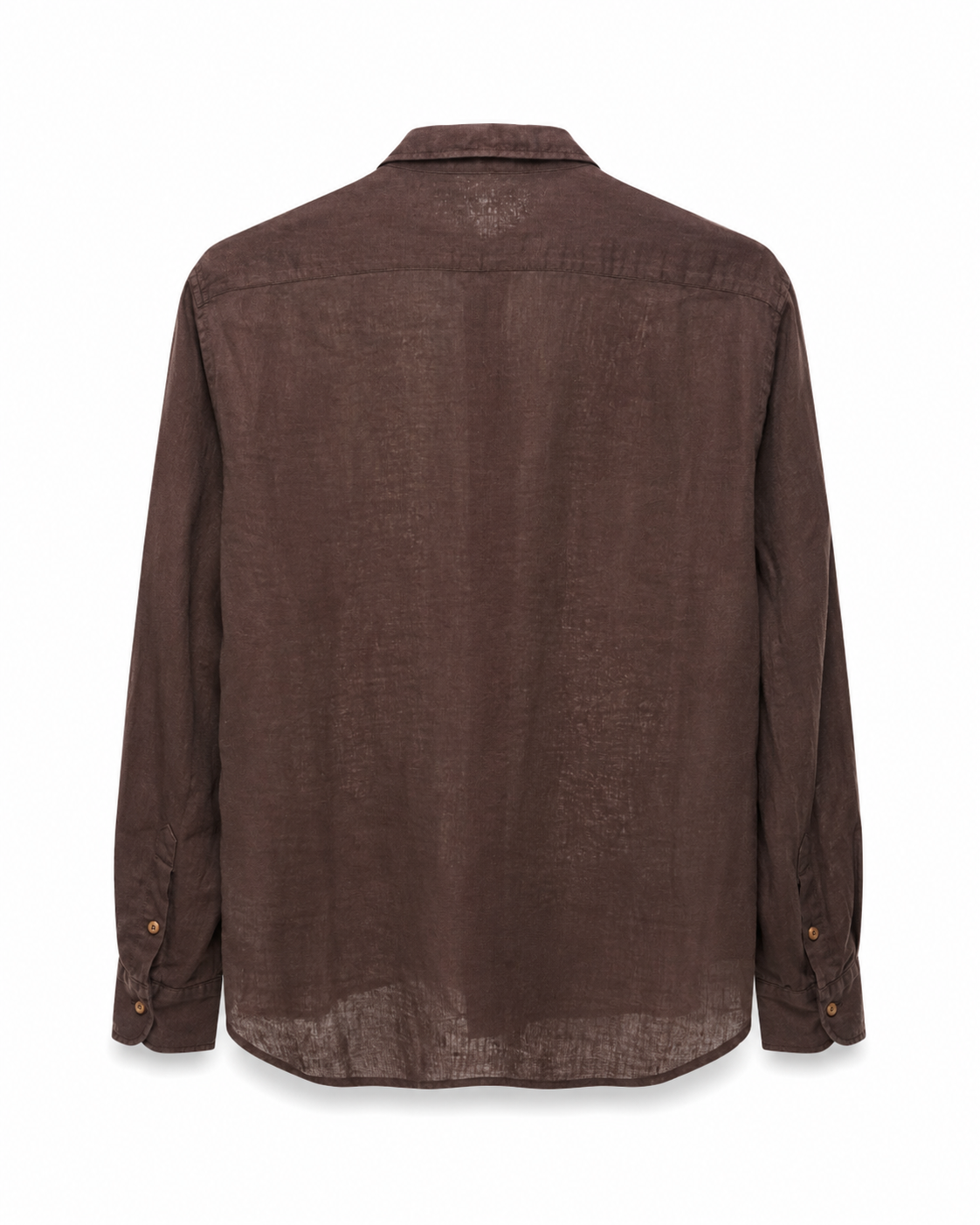 Linen Shirt — Brown