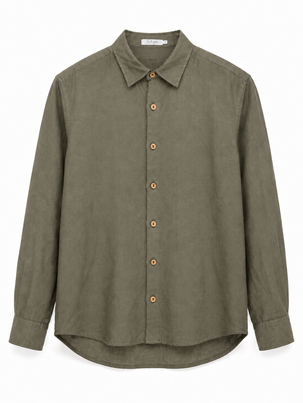Linen Shirt — Khaki