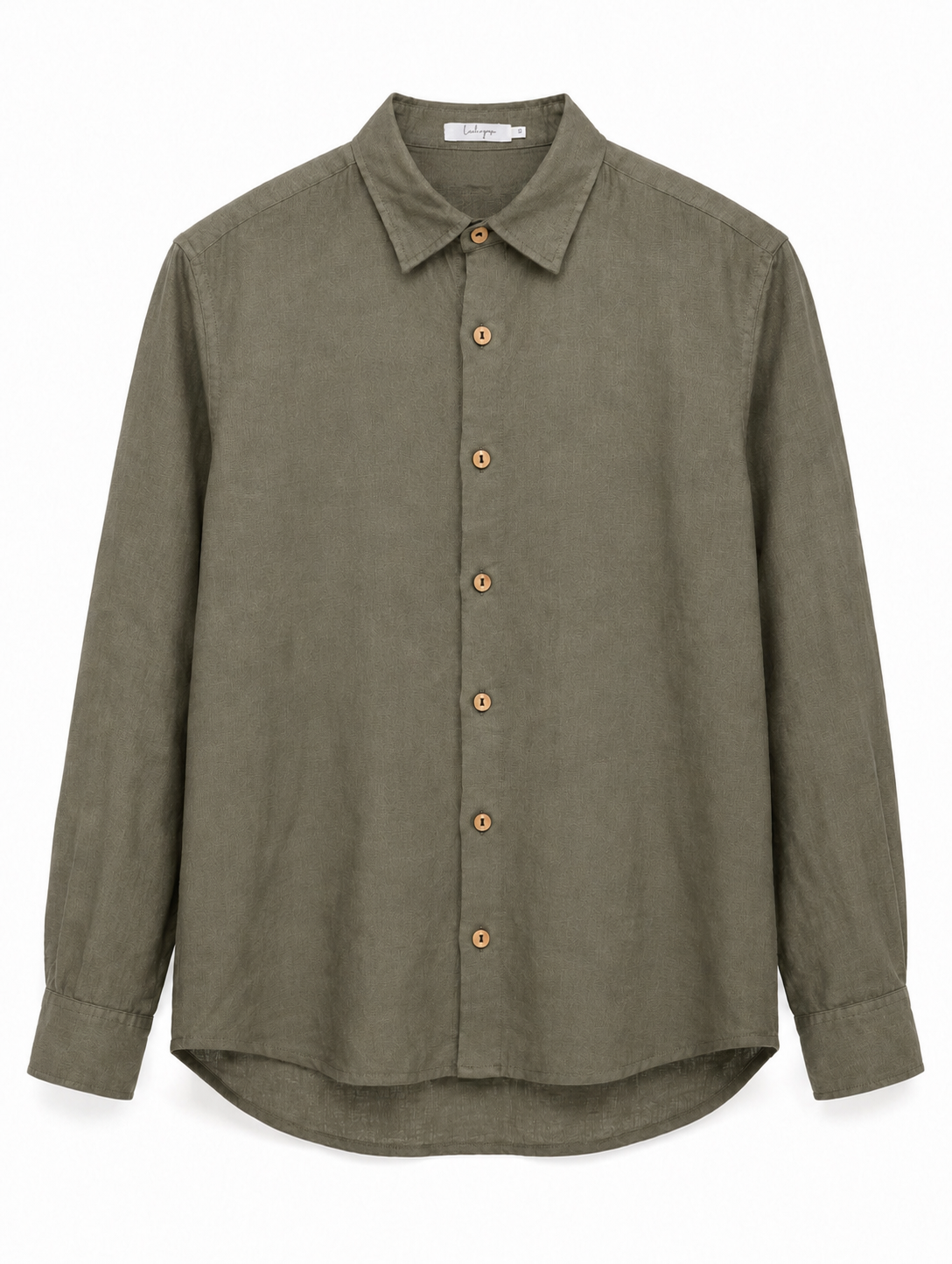 Linen Shirt — Khaki