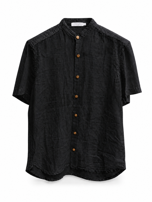 Bodrum Short Sleeve Shirt — Black