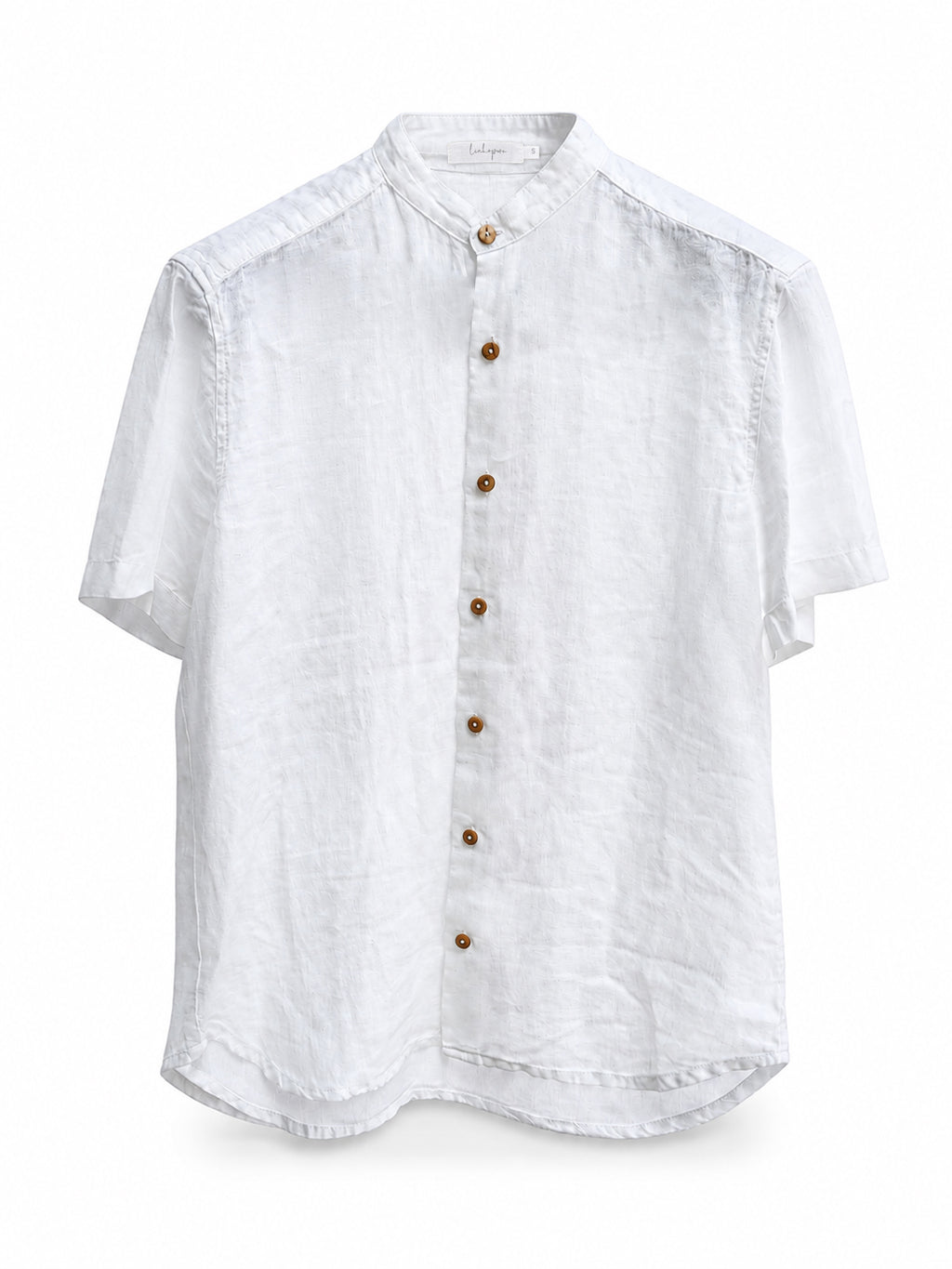 Linen Short Sleeve Shirt — White