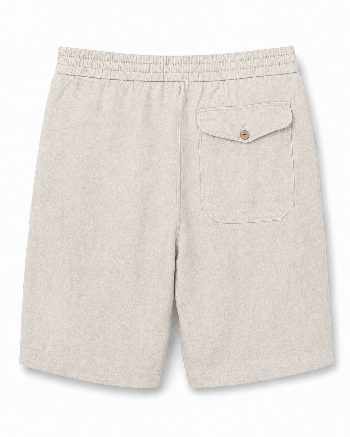 Linen Shorts — Beige