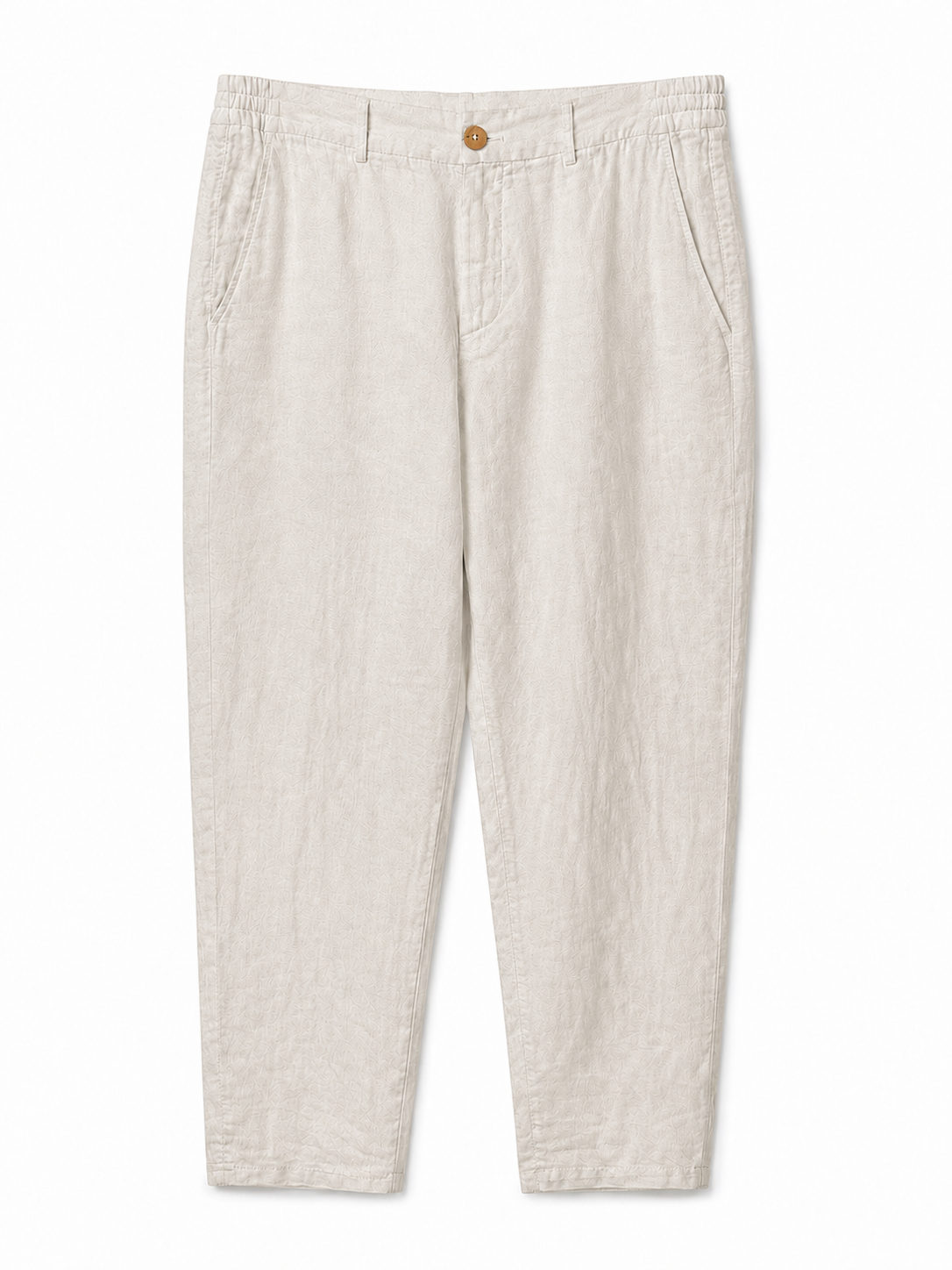 Linen Trousers — Beige