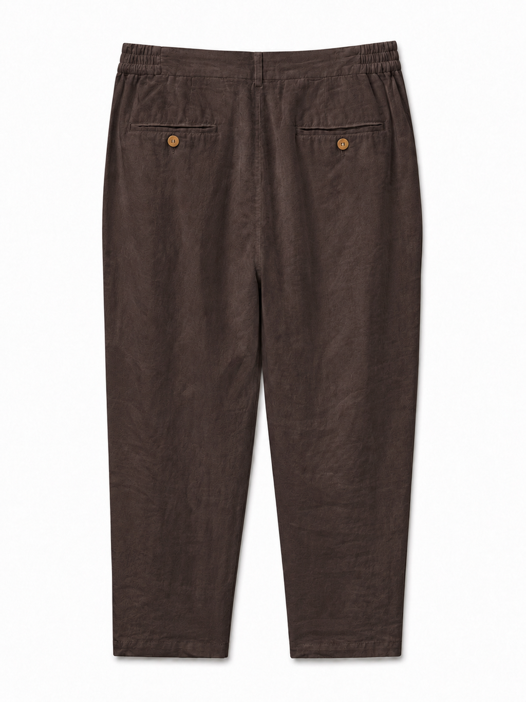 Linen Trousers — Brown