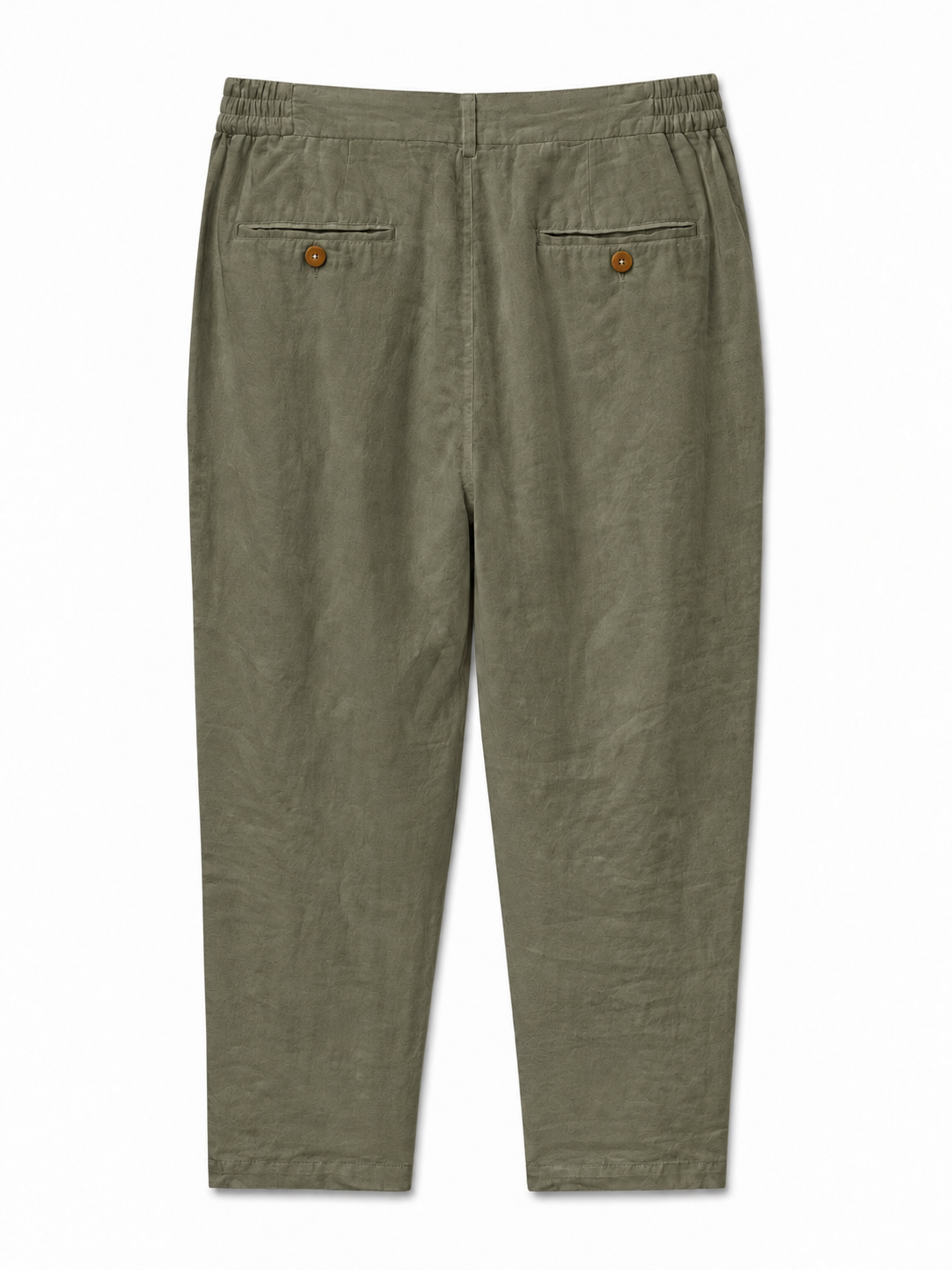Linen Trousers — Khaki