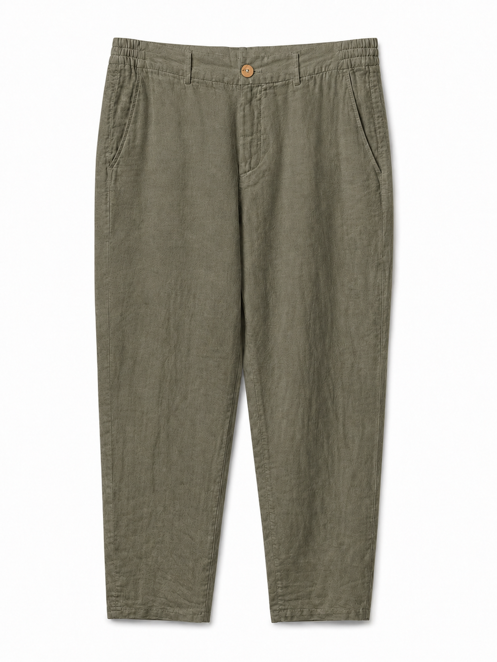 Linen Trousers — Khaki