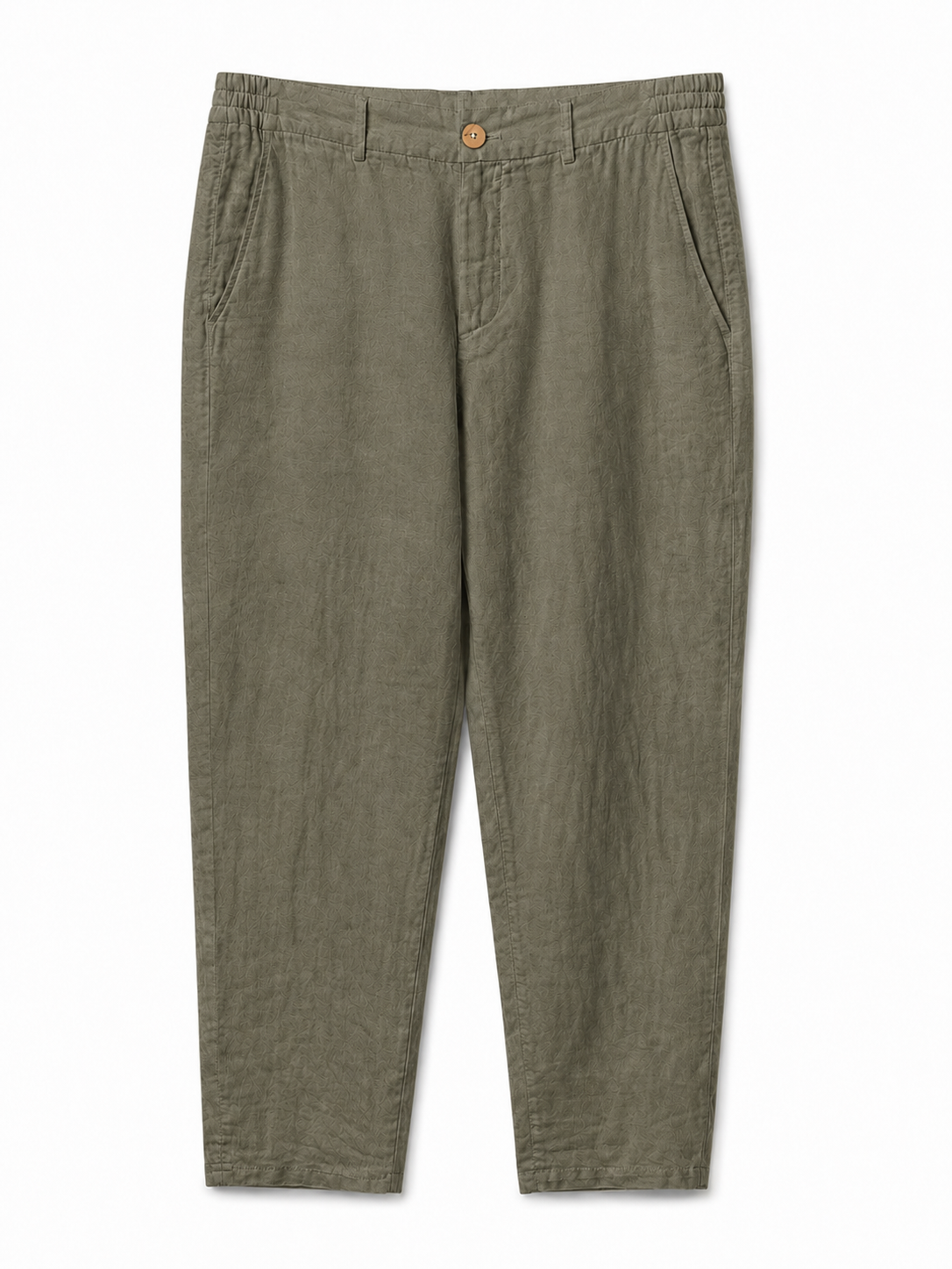Linen Trousers — Khaki