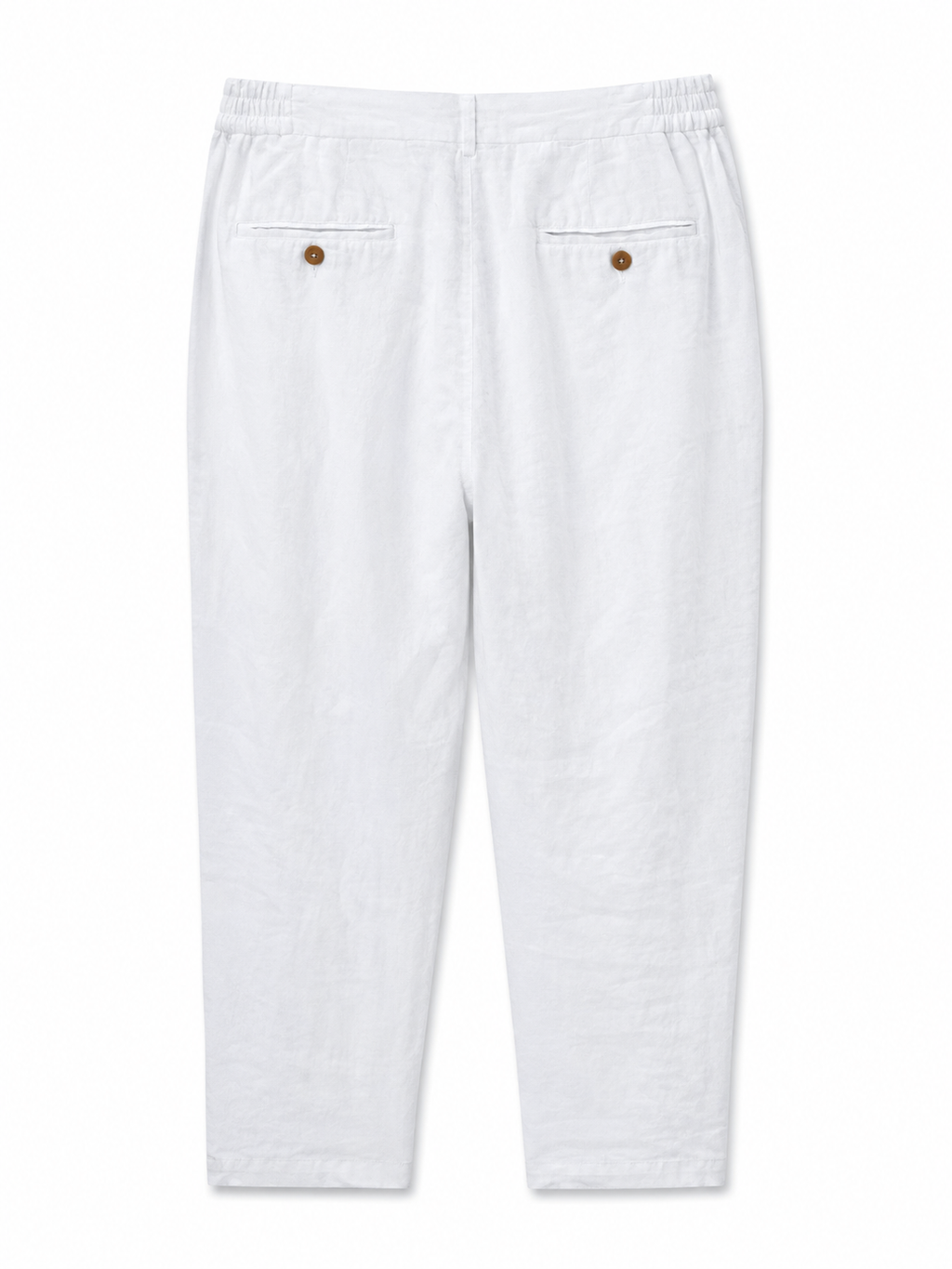 Linen Trousers — White
