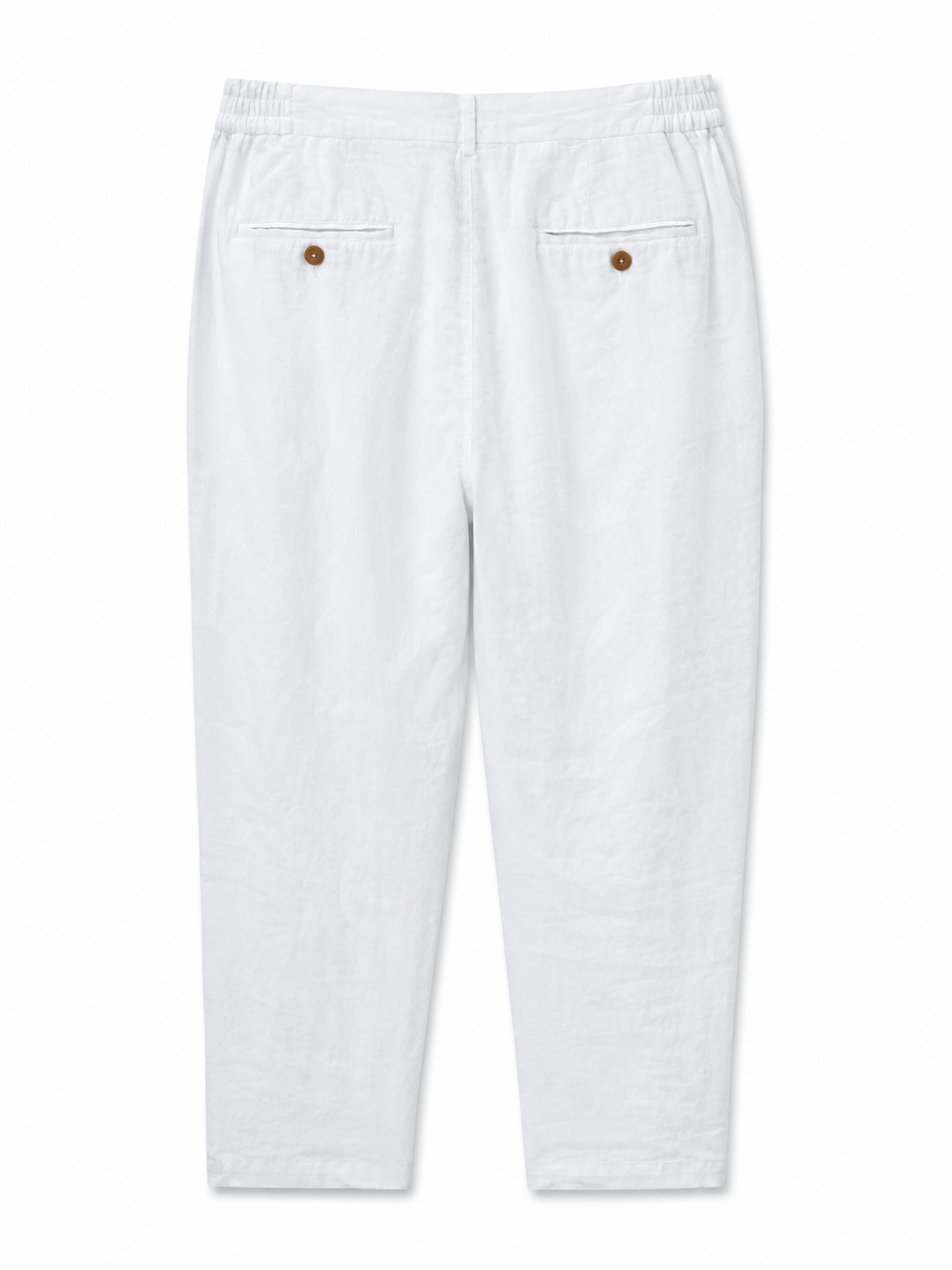Linen Trousers — White