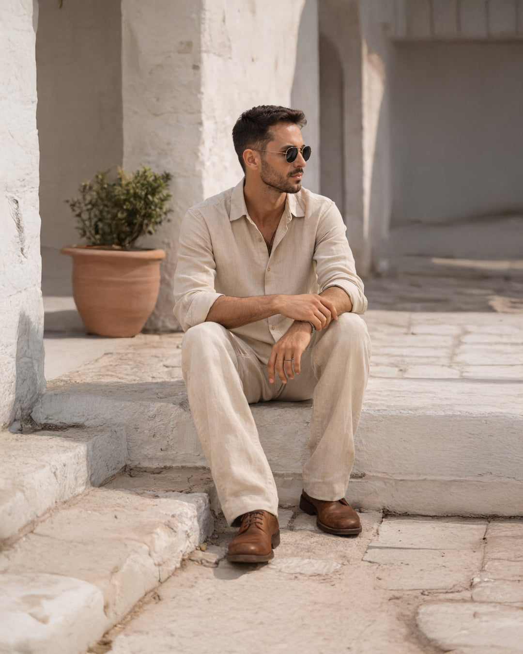 Linen Trousers — Crude