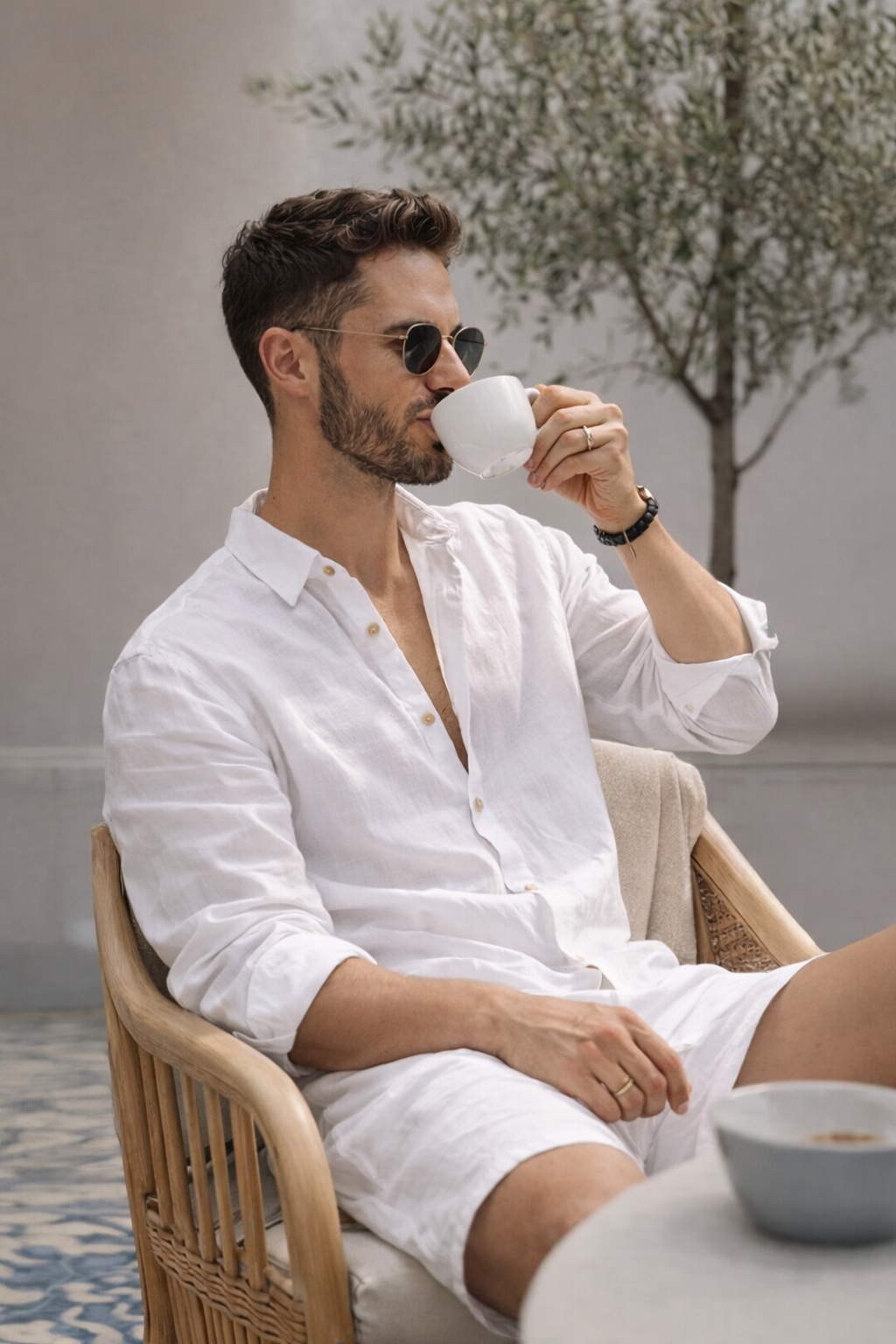 Linen Shirt — White