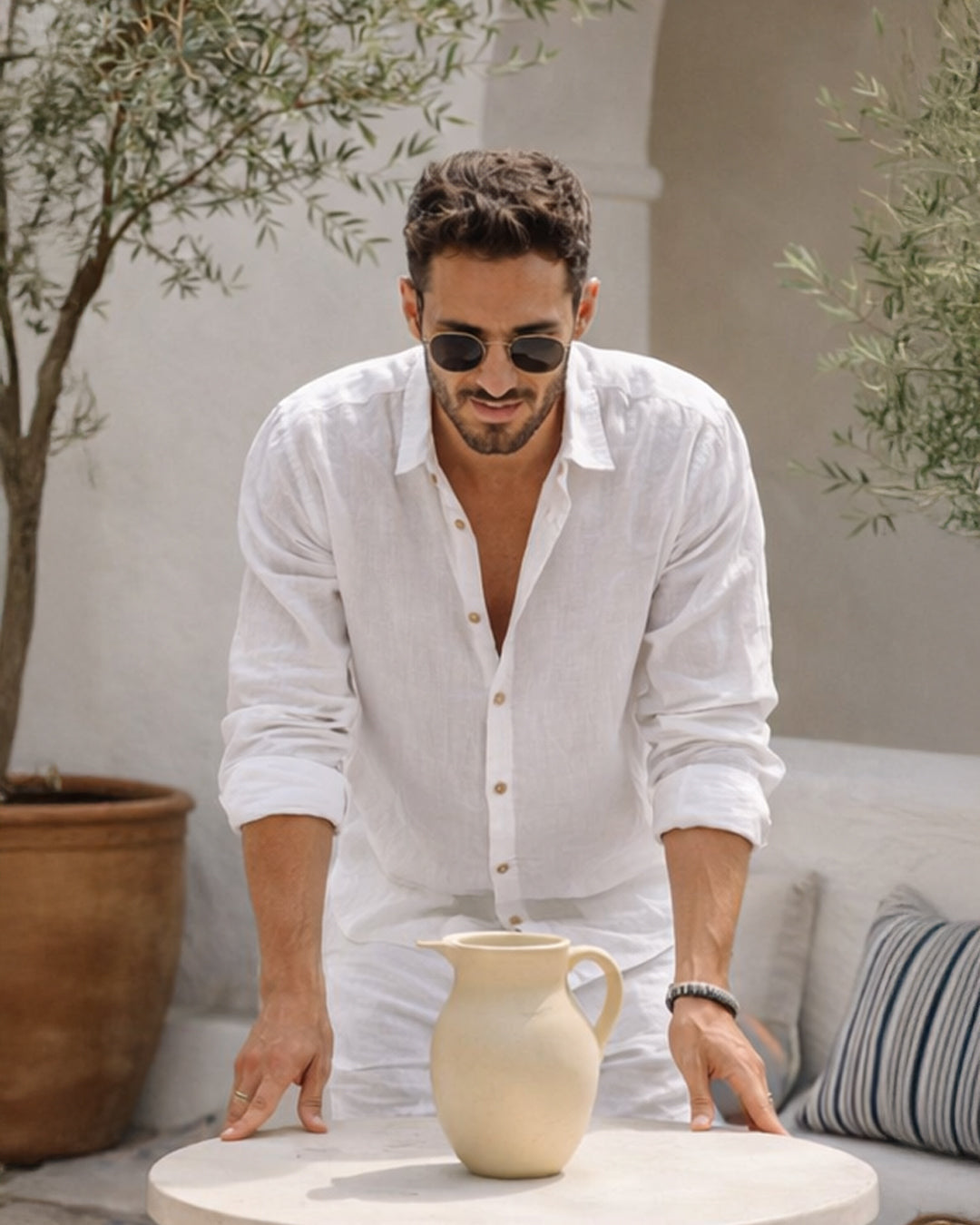 Linen Shirt — White