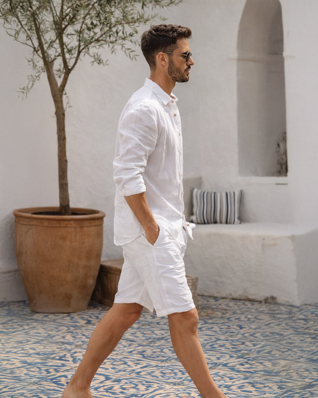 Linen Shirt — White