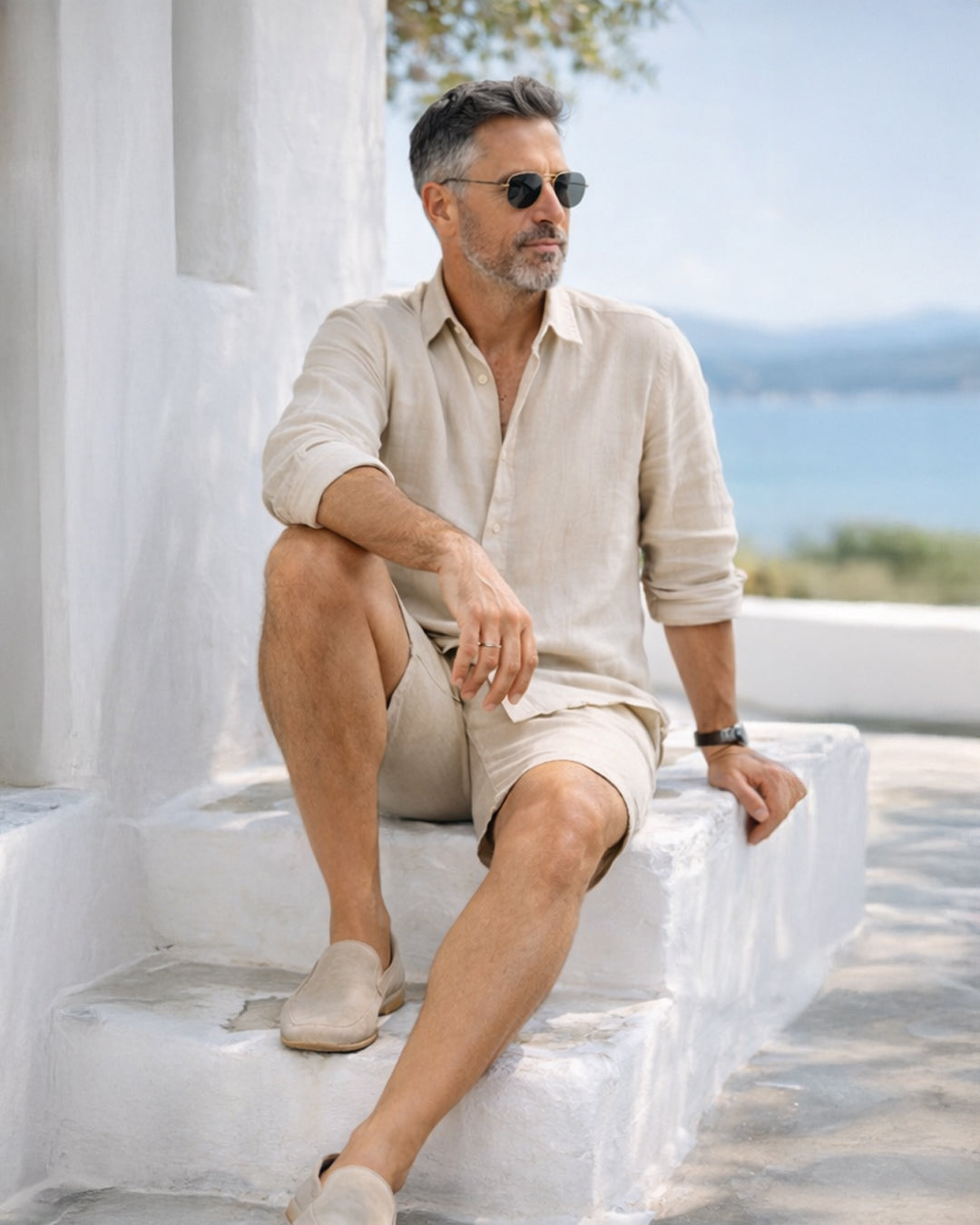 Linen Shorts — Crude