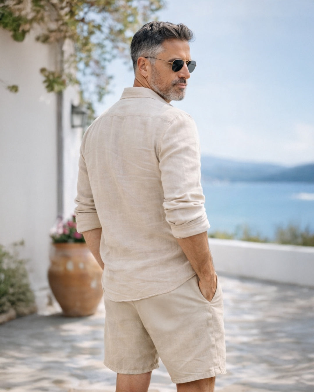 Linen Shorts — Crude