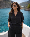 Linen Shirt — Black