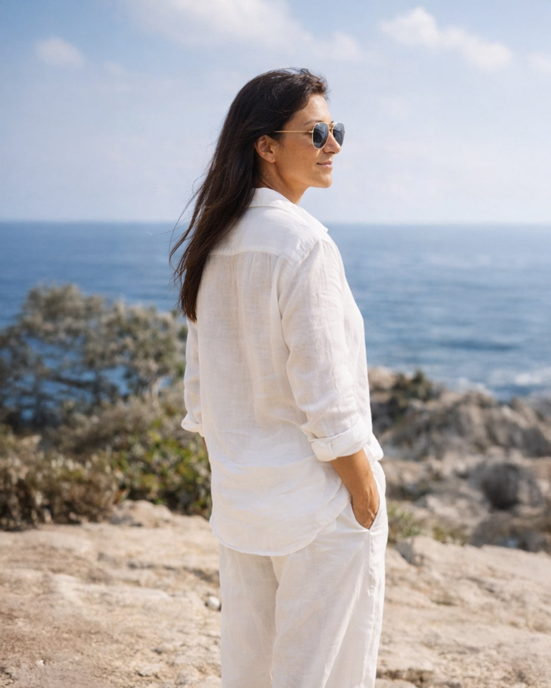 Linen Shirt — White