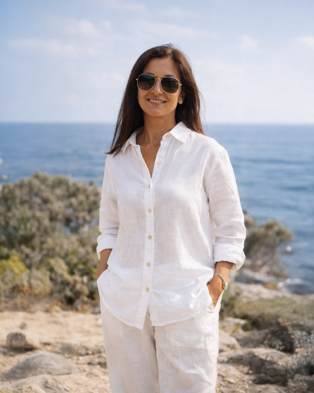 Linen Shirt — White