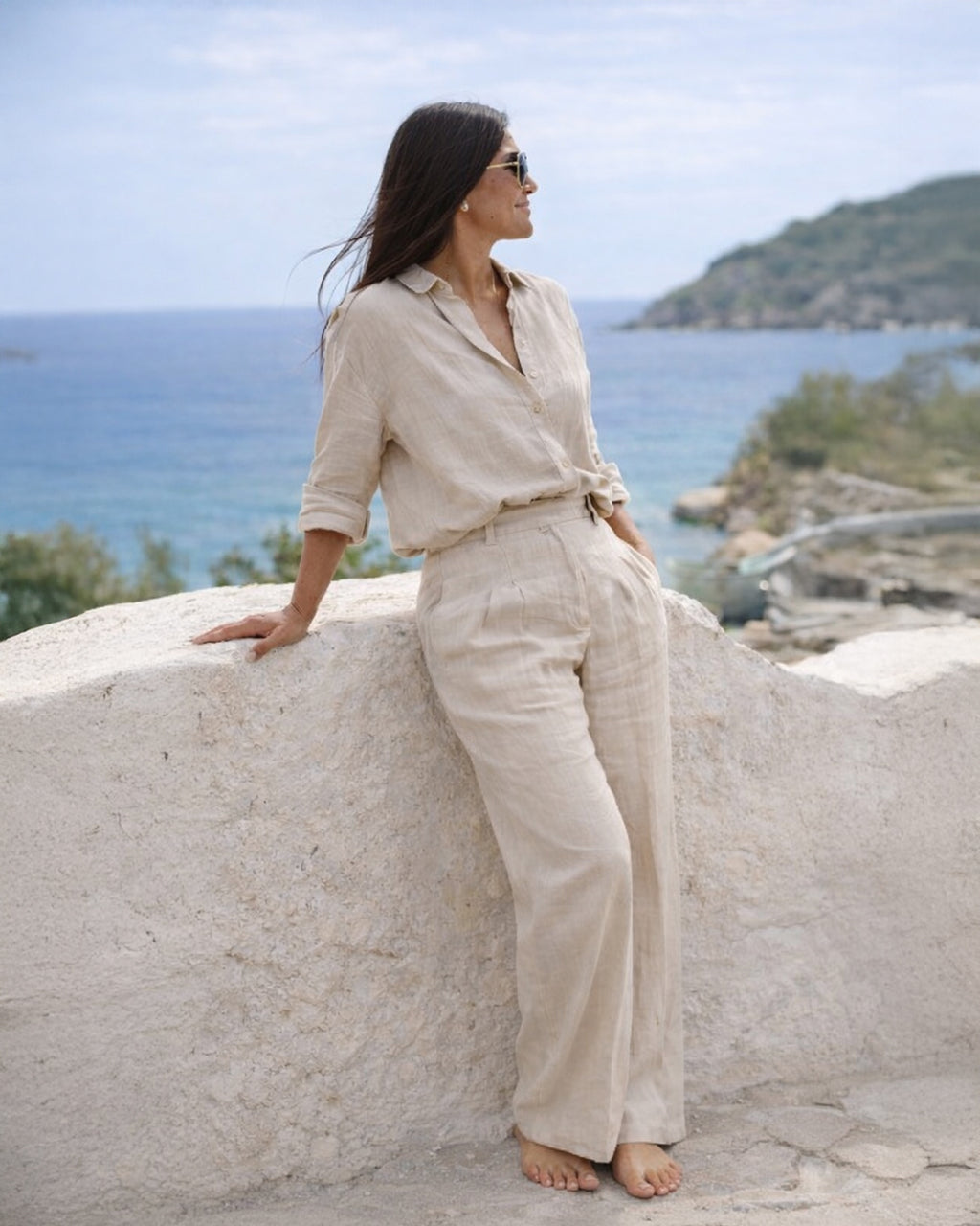 Linen Tousers — Crude