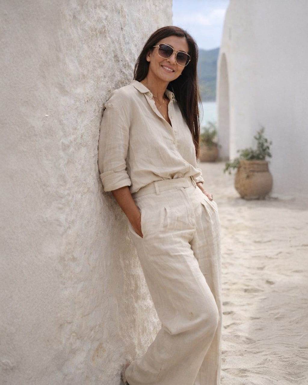 Linen Tousers — Crude