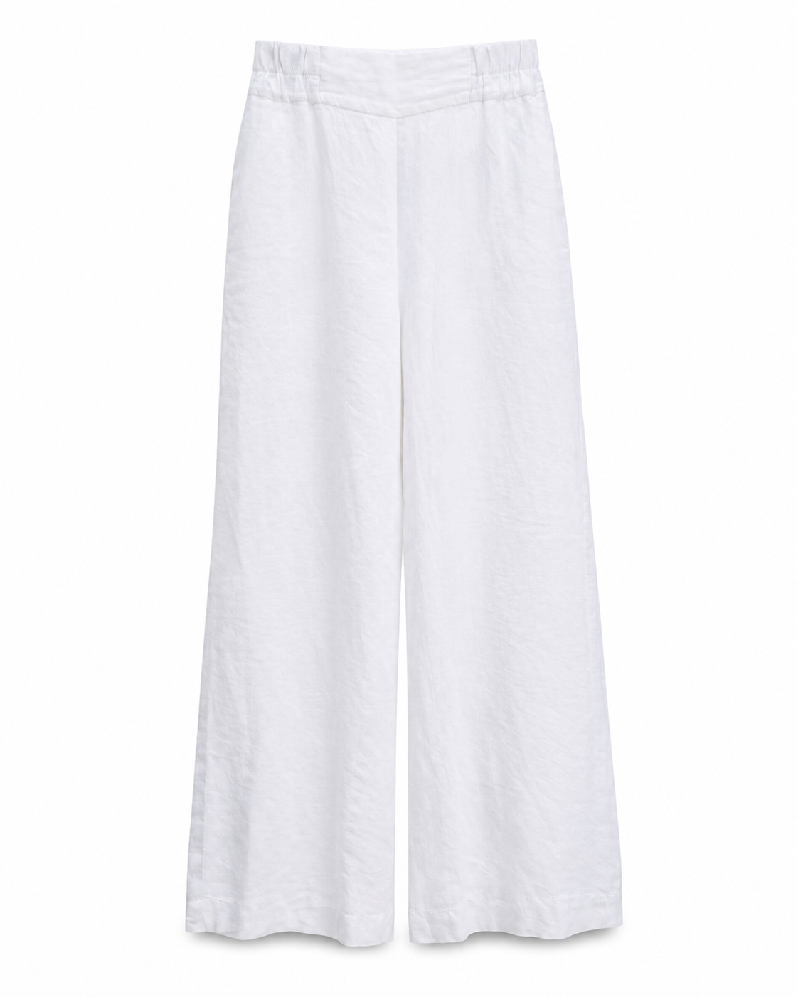 Cannes Wide-Leg Trousers - White